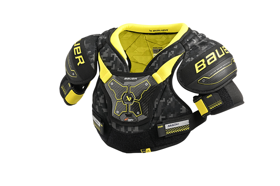 Bauer S23 Supreme Mach Ice Hockey Shoulder Pads - Youth