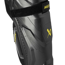 Load image into Gallery viewer, side view of Bauer S23 Supreme Mach Ice Hockey Shin Guards - Youth
