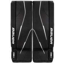 Load image into Gallery viewer, Bauer Goalie Leg Pads Bauer S23 GSX Junior Black front of both pads