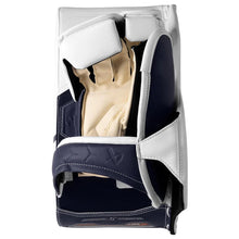 Load image into Gallery viewer, Bauer Goalie Protective Gear Bauer Supreme Fuse Hockey Goalie Blocker Senior 2026 White Navy REG