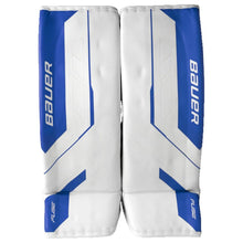 Load image into Gallery viewer, Bauer Goalie Protective Gear Bauer Supreme Fuse Hockey Goalie Leg Pads Senior 2026 White Blue