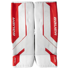 Load image into Gallery viewer, Bauer Goalie Protective Gear Bauer Supreme Fuse Hockey Goalie Leg Pads Senior 2026 White Red