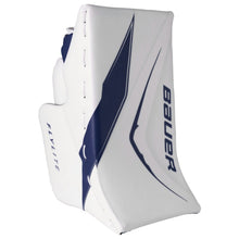 Load image into Gallery viewer, Bauer Goalie Protective Gear Bauer Vapor Flylite Goalie Blocker Senior 1064519 White Navy