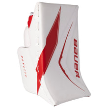 Load image into Gallery viewer, Bauer Goalie Protective Gear Bauer Vapor Flylite Goalie Blocker Senior 1064519 White Red