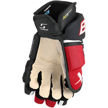Load image into Gallery viewer, Bauer Hockey Gloves Bauer Supreme M5 Pro Intermediate Hockey Gloves Black Red