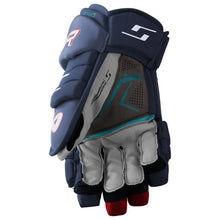 Load image into Gallery viewer, Bauer Hockey Protective Gear Bauer Supreme F40 Hockey Gloves Intermediate 2026 Navy Red White 12" 12.5"