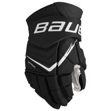 Load image into Gallery viewer, Bauer Hockey Protective Gear Bauer Vapor Flylite Hockey Gloves Junior 1064873 Black White