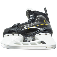 Load image into Gallery viewer, Bauer Hockey Skates Bauer Supreme Matrix Junior Source Exclusive 2024 Black bottom side facing left