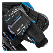 Load image into Gallery viewer, close up view of arm/wrist protection Bauer S20 Prodigy GSX Ice Hockey Goal Chest Protector - Youth
