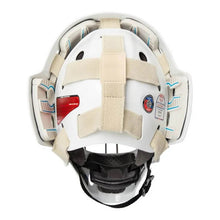 Load image into Gallery viewer, back protection view white Bauer S21 940 Ice Hockey Goalie Mask - Junior
