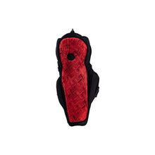 Load image into Gallery viewer, liner view red Bauer Vapor Velocity Senior Hockey Shin Guards
