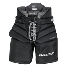 Load image into Gallery viewer, front view black Bauer S23 Elite Ice Hockey Goalie Pants - Intermediate
