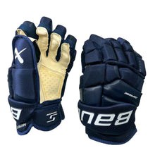 Load image into Gallery viewer, navy full view Bauer S23 Supreme Matrix Ice Hockey Gloves - Intermediate
