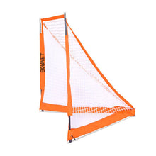 Load image into Gallery viewer, side view of net Bownet 4&#39; x 4&#39; Box Lacrosse Goal
