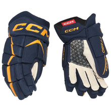 Load image into Gallery viewer, CCM Hockey Protective Gear CCM JetSpeed FT680 Hockey Gloves Junior Navy Sunflower