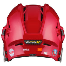 Load image into Gallery viewer, CCM Hockey Protective Gear CCM Super Tacks X Hockey Helmet Senior 2021 Red Back