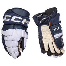 Load image into Gallery viewer, CCM Hockey Protective Gear CCM Tacks XR Pro Hockey Gloves Junior 2026 White Navy