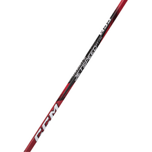Load image into Gallery viewer, CCM Hockey Sticks CCM JetSpeed FT7 Grip (2024) Youth Red/Black diagonal close-up of shaft