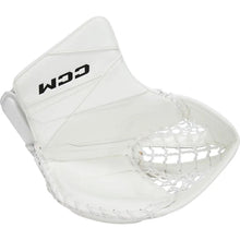 Load image into Gallery viewer, palm view white CCM Axis 2 Ice Hockey Goal Catch Glove - Senior
