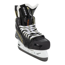 Load image into Gallery viewer, FRONT VIEW OF CCM S22 Tacks AS-V Pro Ice Hockey Skates w/ STEP Blacksteel - Senior
