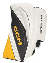Load image into Gallery viewer, full blocker view boston colors CCM S23 Extreme Flex E6.5 Ice Hockey Goalie Blocker - Junior
