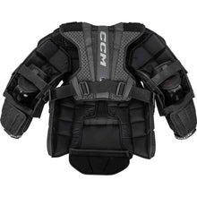 Load image into Gallery viewer, back view black CCM S23 Extreme Flex E6.9 Ice Hockey Goalie Chest Protector - Senior
