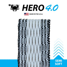 Load image into Gallery viewer, ECD Lacrosse Accessories ECD Hero 4.0 Semi-Soft Lacrosse Mesh Black Storm Strike
