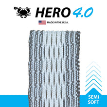 Load image into Gallery viewer, ECD Lacrosse Accessories ECD Hero 4.0 Semi-Soft Lacrosse Mesh Gray Storm Strike