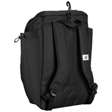 Load image into Gallery viewer, Easton Baseball Backpacks Easton Walk-Off Ethos WOETHOSBP Black Charcoal Columbia Blue Red Royal Pink/Navy/Mint (back)