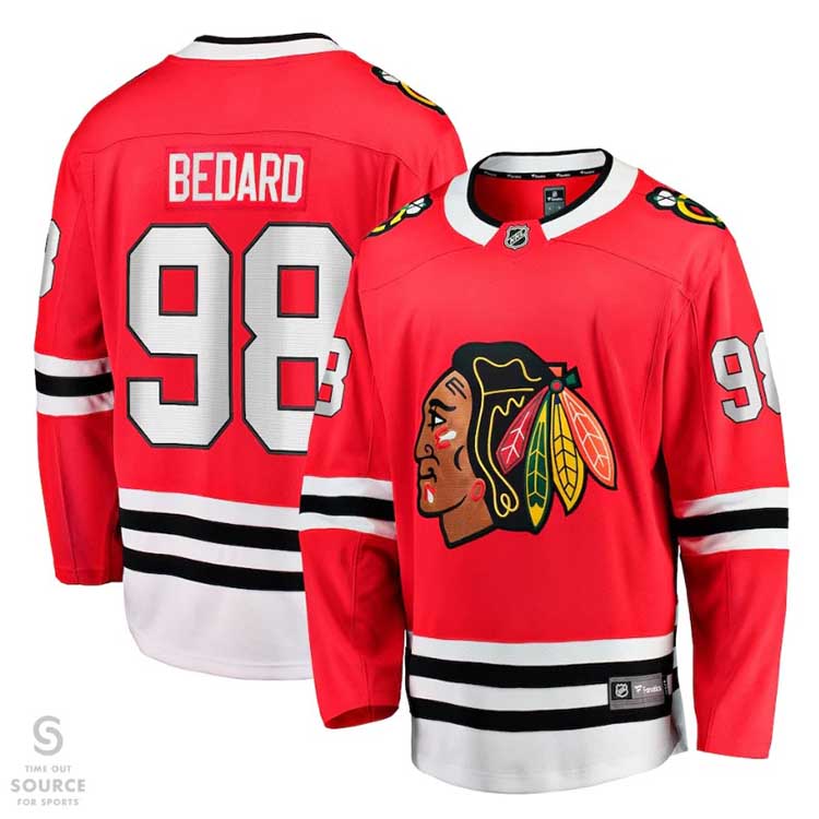 Fanatics Connor Bedard Adult Jersey NHL Cyclone Taylor Source for Sports