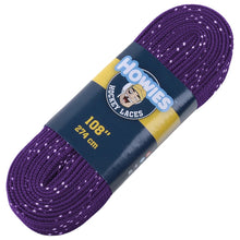 Load image into Gallery viewer, Howies Skate Accessories Howies Coloured Cloth Hockey Skate Laces Purple 72" 84" 96" 108" 120"