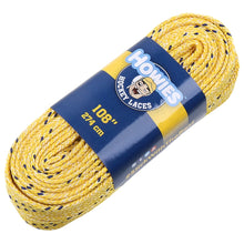 Load image into Gallery viewer, Howies Skate Accessories Howies Coloured Cloth Hockey Skate Laces Yellow 72" 84" 96" 108" 120"