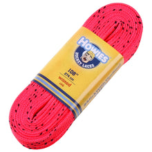 Load image into Gallery viewer, Howies Skate Accessories Howies Coloured Waxed Hockey Skate Laces Pink 72" 84" 96" 108" 120"