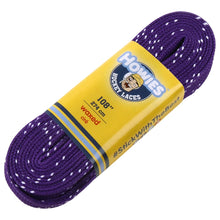 Load image into Gallery viewer, Howies Skate Accessories Howies Coloured Waxed Hockey Skate Laces Purple 72" 84" 96" 108" 120"