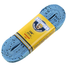 Load image into Gallery viewer, Howies Skate Accessories Howies Coloured Waxed Hockey Skate Laces Sky Blue 72" 84" 96" 108" 120"