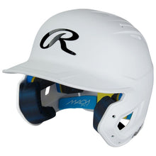 Load image into Gallery viewer, Rawlings Baseball Batting Helmets Rawlings Mach Fit 1-Tone (2026) One size (OS) MACHFIT 198308007057 White