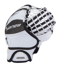 Load image into Gallery viewer, full glove view white and black Bauer GSX Prodigy Youth Goalie Glove
