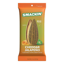 Load image into Gallery viewer, Smackin Snacks Smackin Flavoured Sunflower Seeds Pack Cheddar Jalapeno