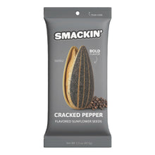 Load image into Gallery viewer, Smackin Snacks Smackin Flavoured Sunflower Seeds Pack Cracked Pepper