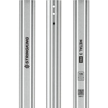 Load image into Gallery viewer, StringKing Lacrosse Shafts StringKing Metal 3 Pro Attack Lacrosse Shaft Silver 135g