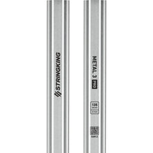 Load image into Gallery viewer, StringKing Lacrosse Shafts StringKing Metal 3 Pro Attack Lacrosse Shaft Silver 135g