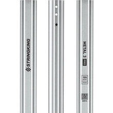 Load image into Gallery viewer, StringKing Lacrosse Shafts StringKing Metal 3 Pro Attack Lacrosse Shaft Silver 155g