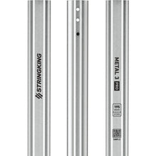 Load image into Gallery viewer, StringKing Lacrosse Shafts StringKing Metal 3 Pro Attack Lacrosse Shaft Silver 195g