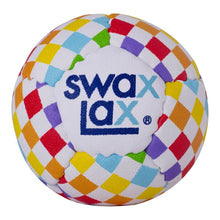 Load image into Gallery viewer, Swax Lacrosse Accessories Swax Lax Soft Weighted Lacrosse Training Ball SW-12 Rainbow Check