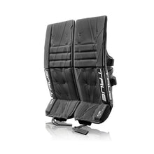 Load image into Gallery viewer, full view black True S23 Catalyst 9X3 Ice Hockey Goalie Pads - Senior

