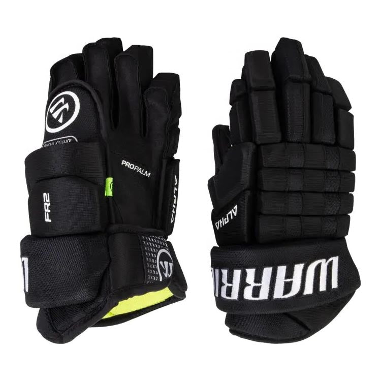 Warrior S23 Alpha FR2 Ice Hockey Gloves Senior Cyclone Taylor