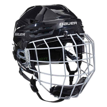 Load image into Gallery viewer, Picture of the black Bauer Re-Akt 85 Combo Ice Hockey Helmet