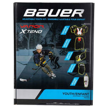 Load image into Gallery viewer, picture of box front Bauer S22 Vapor Xtend Ice Hockey Starter Kit (Youth)
