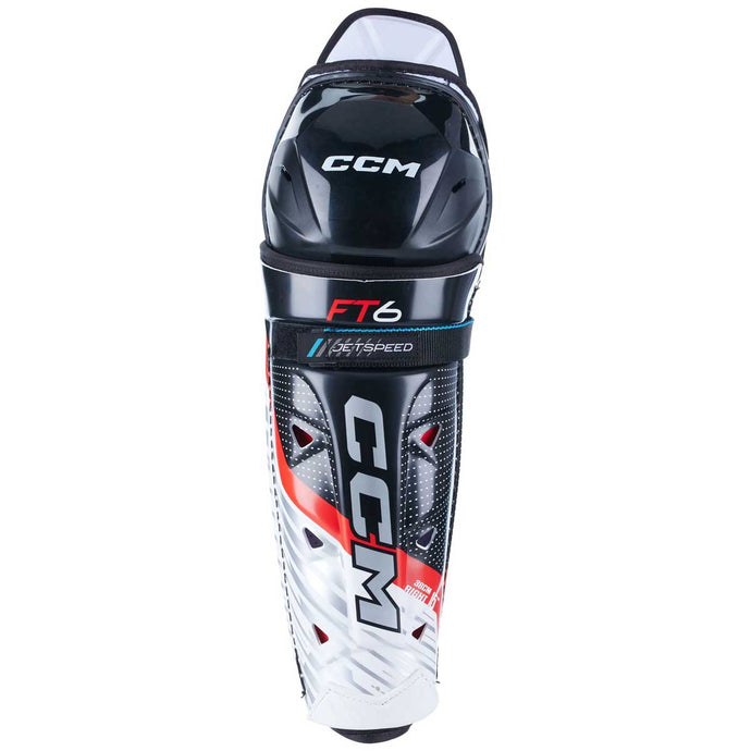 picture of front CM S23 Jetspeed FT6 Ice Hockey Shin Guards (Senior)