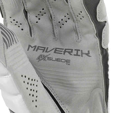 Load image into Gallery viewer, Picture of Ax Suede palm Maverik Max Lacrosse Gloves (2025)
